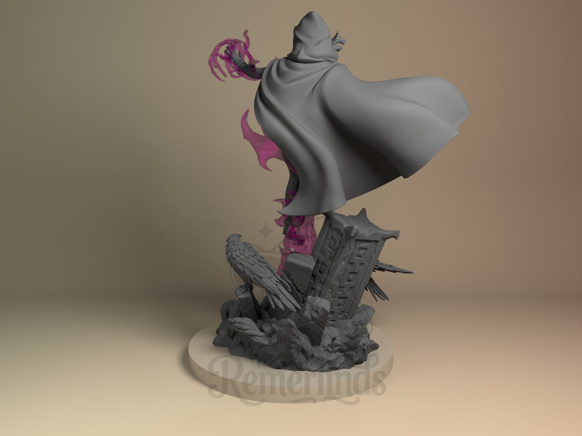 Left side angle showing gesture, weapon, or outfit detail.