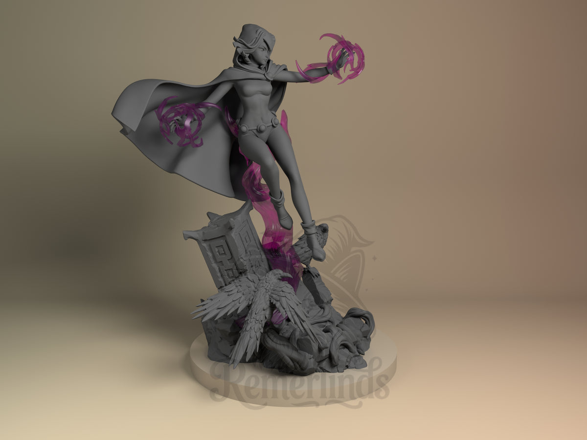 Right side angle highlighting notable pose or armor/prop feature.