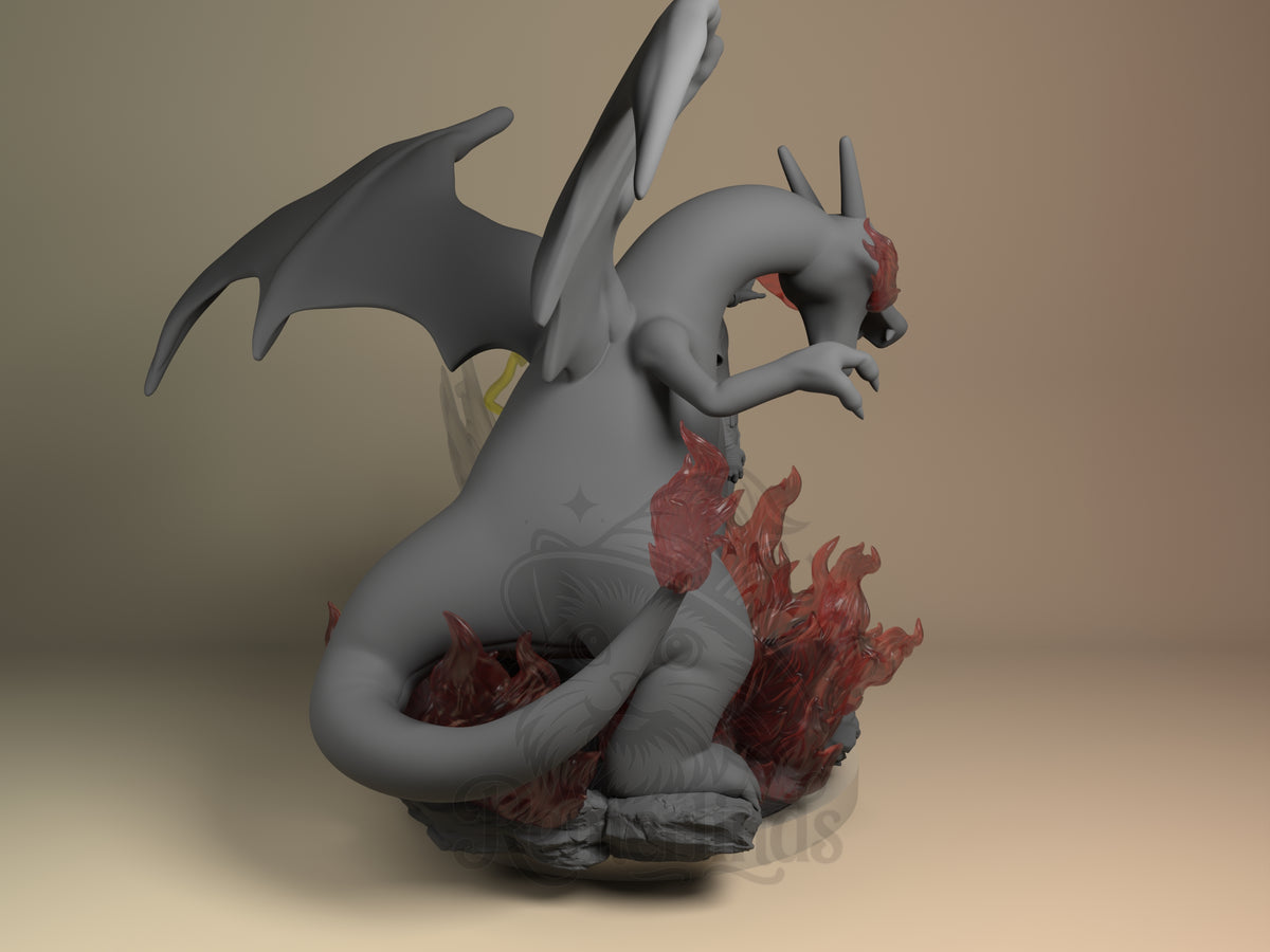 Rear view showing cloak, back armor, or base sculpt detail.