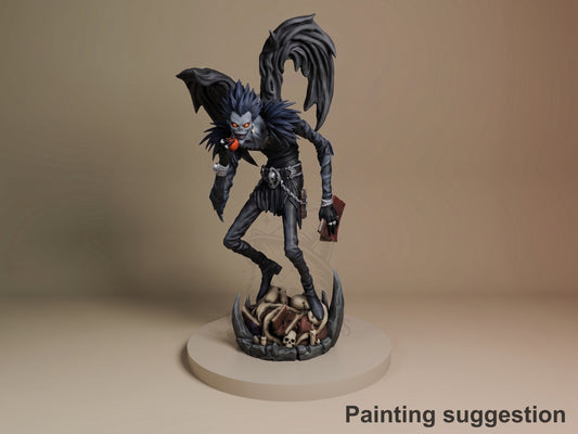 Rook the Reaper Dread Notebook 3D printed resin figure by Nomnom, colored view.