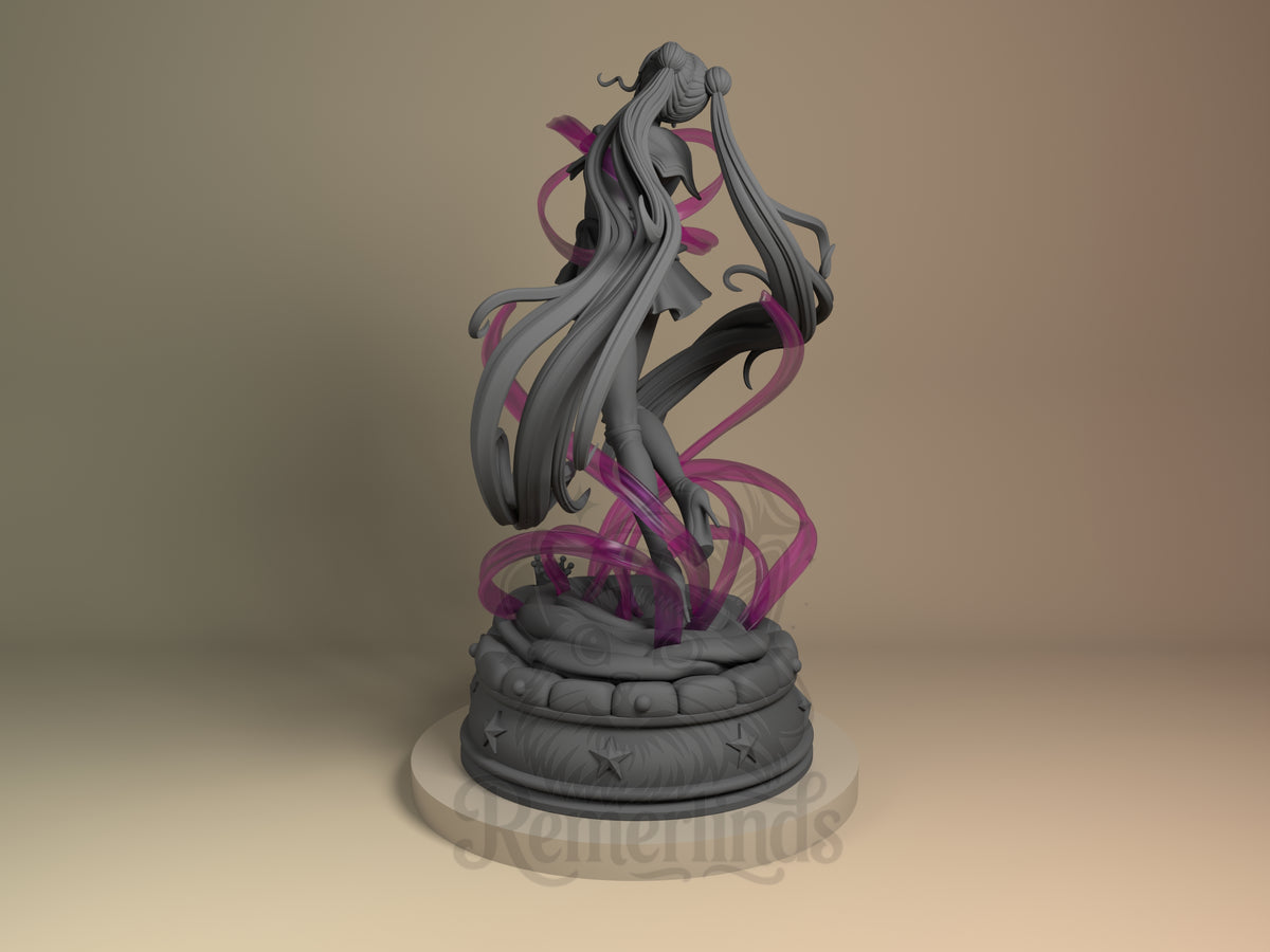 Left side angle showing gesture, weapon, or outfit detail.