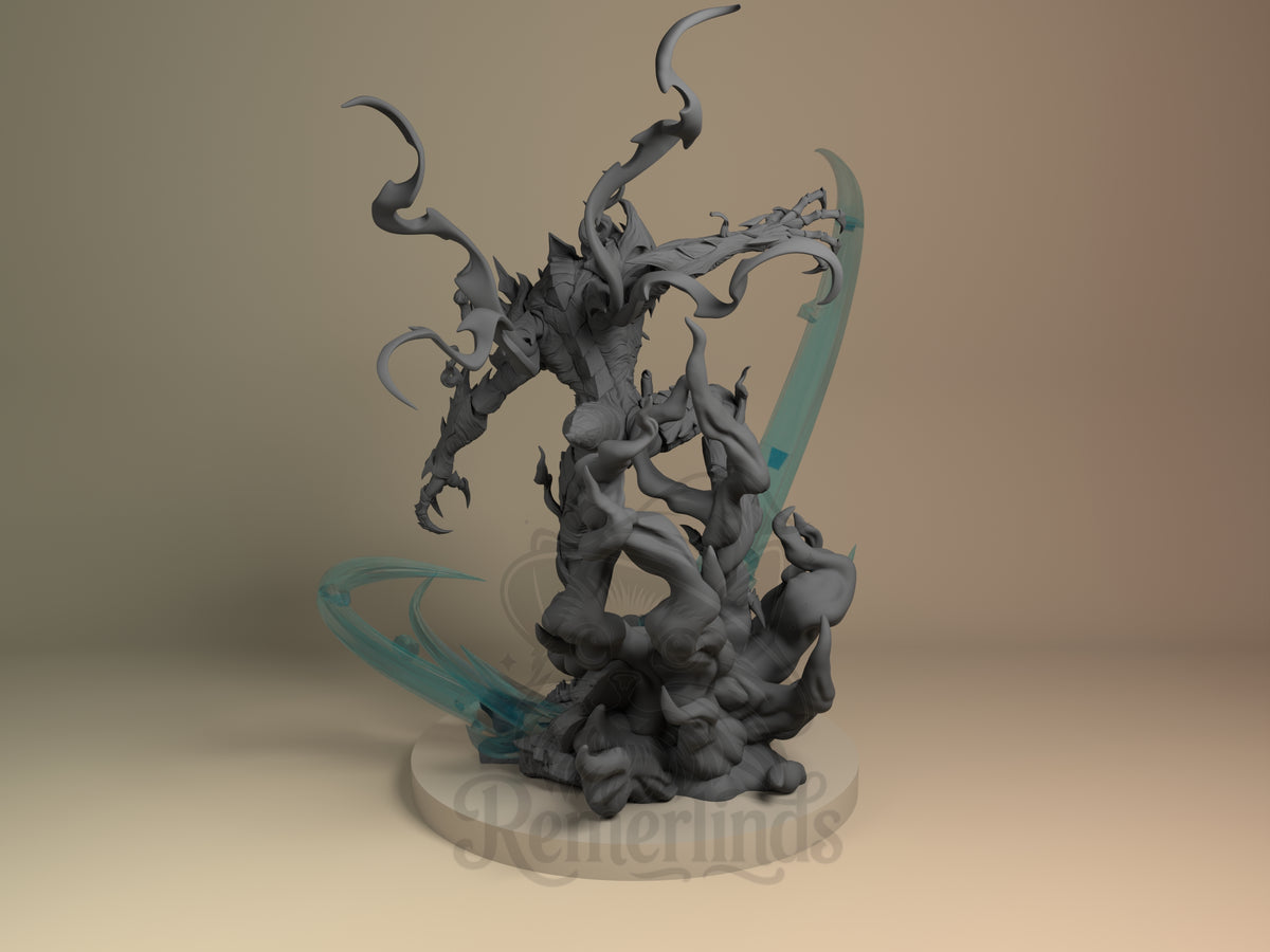 Left side angle showing gesture, weapon, or outfit detail.