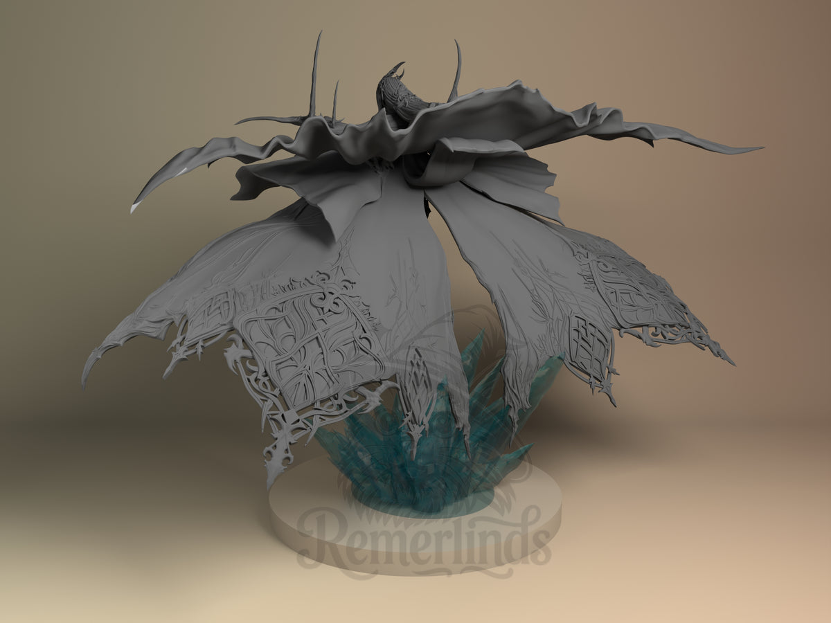 Left side angle showing gesture, weapon, or outfit detail.