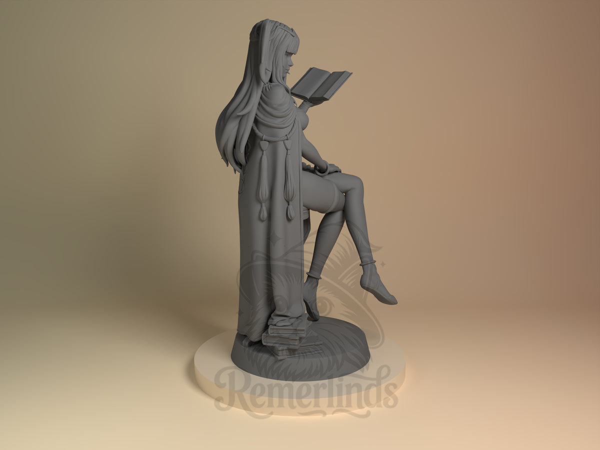 Right side angle highlighting notable pose or armor/prop feature.