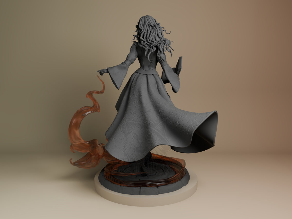 Left side angle showing gesture, weapon, or outfit detail.