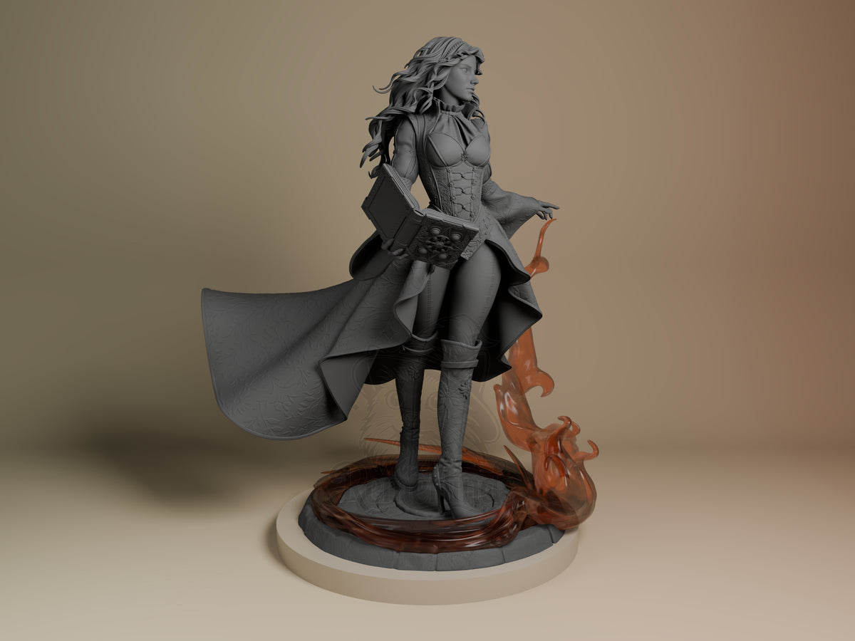 Right side angle highlighting notable pose or armor/prop feature.
