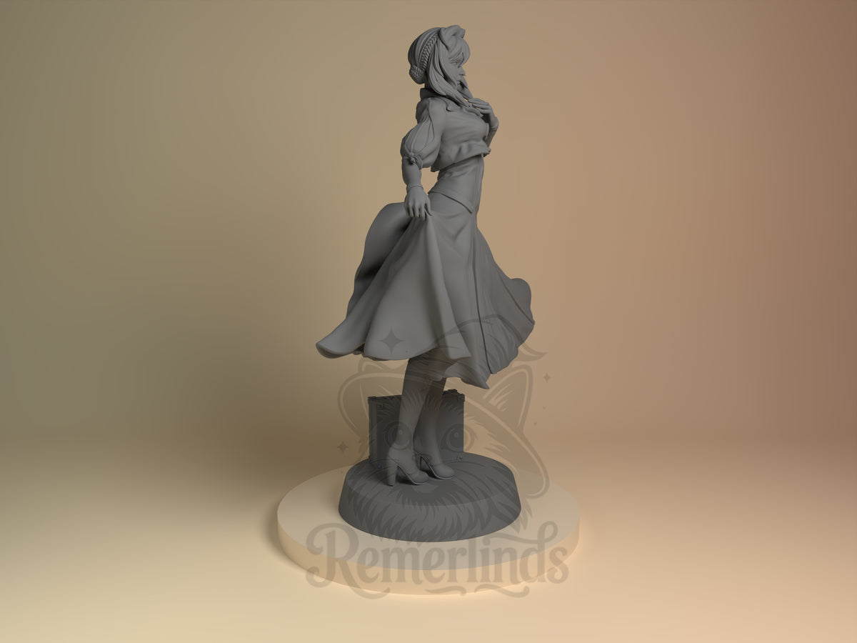 Right side angle highlighting notable pose or armor/prop feature.
