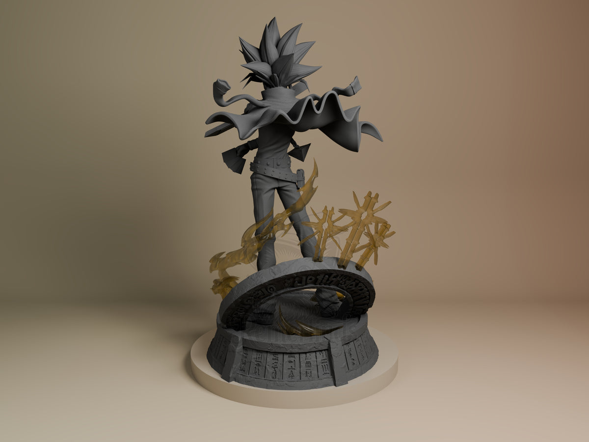 Left side angle showing gesture, weapon, or outfit detail.