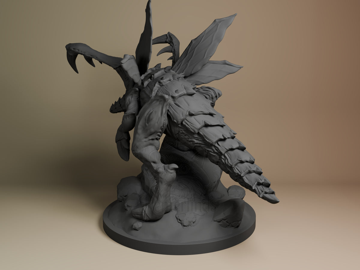 Left side angle showing gesture, weapon, or outfit detail.