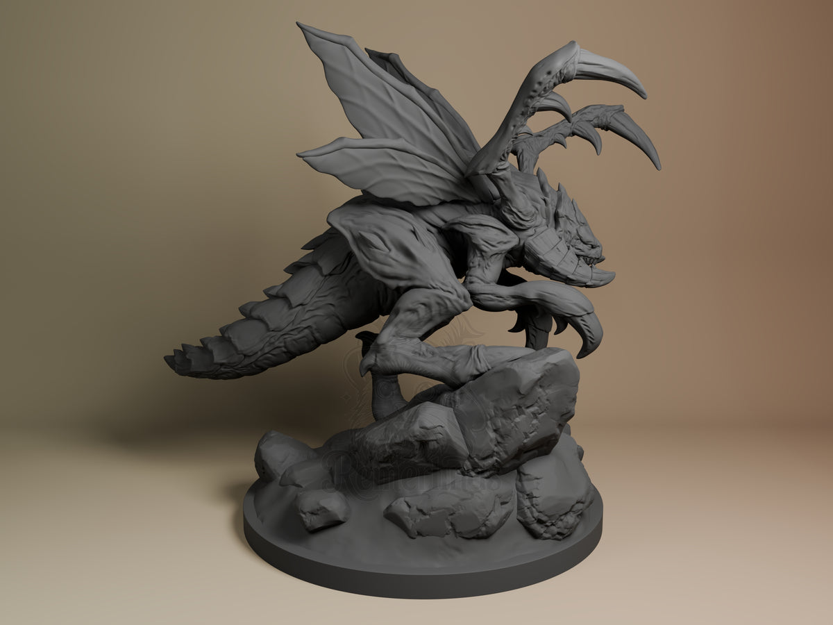 Right side angle highlighting notable pose or armor/prop feature.