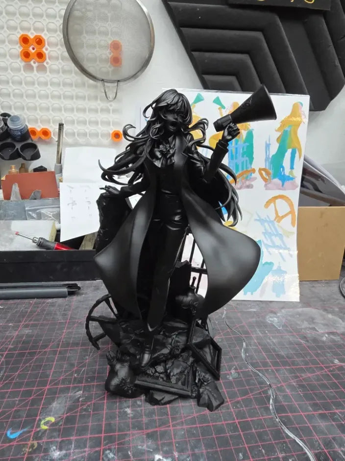 Ado resin figure kit from Chando by Bulkamancer, Gold Paint Ready finish primed black